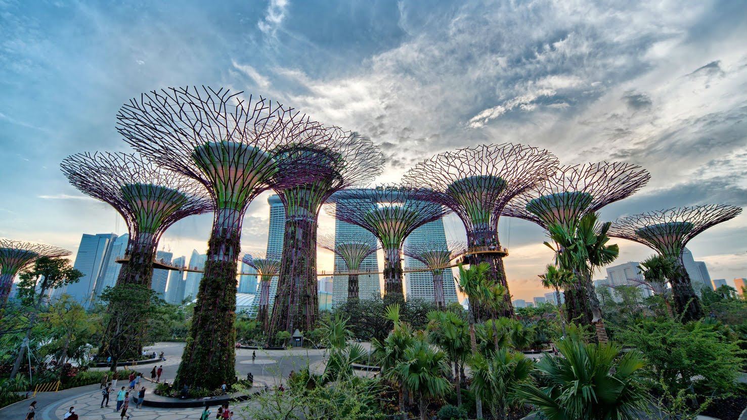 Picture of Gardens by the Bay from afar